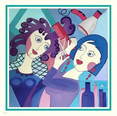 Jedwabna apaszka z kolekcji zgaszone lato