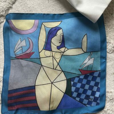 Poszetka jedwabna dla mężczyzn - Lato